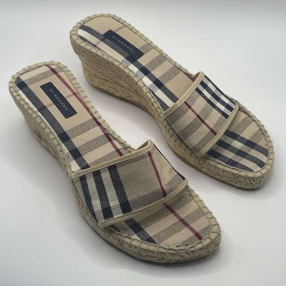 Burberry | Espadrille Slip on Wedge Sandal | EU40 - Picture 2 of 16